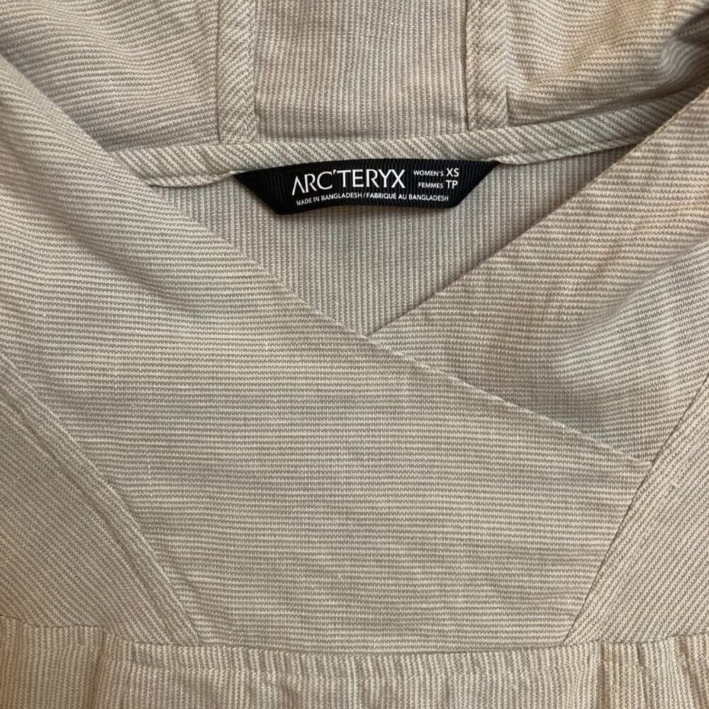 Light Cream Hooded Pullover Top by No Brand Visible - Picture 2 of 6